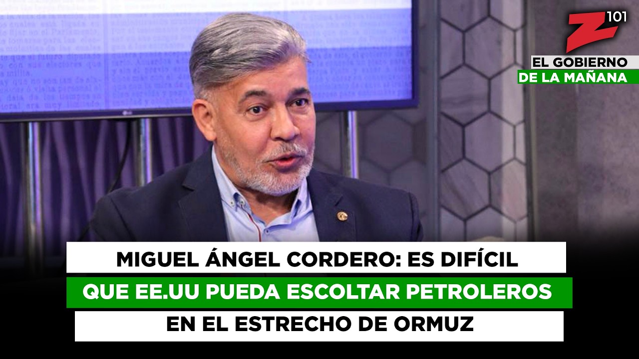 Miguel Ángel Cordero: Es difícil que EE.UU pueda escoltar petroleros en el Estrecho de Ormuz