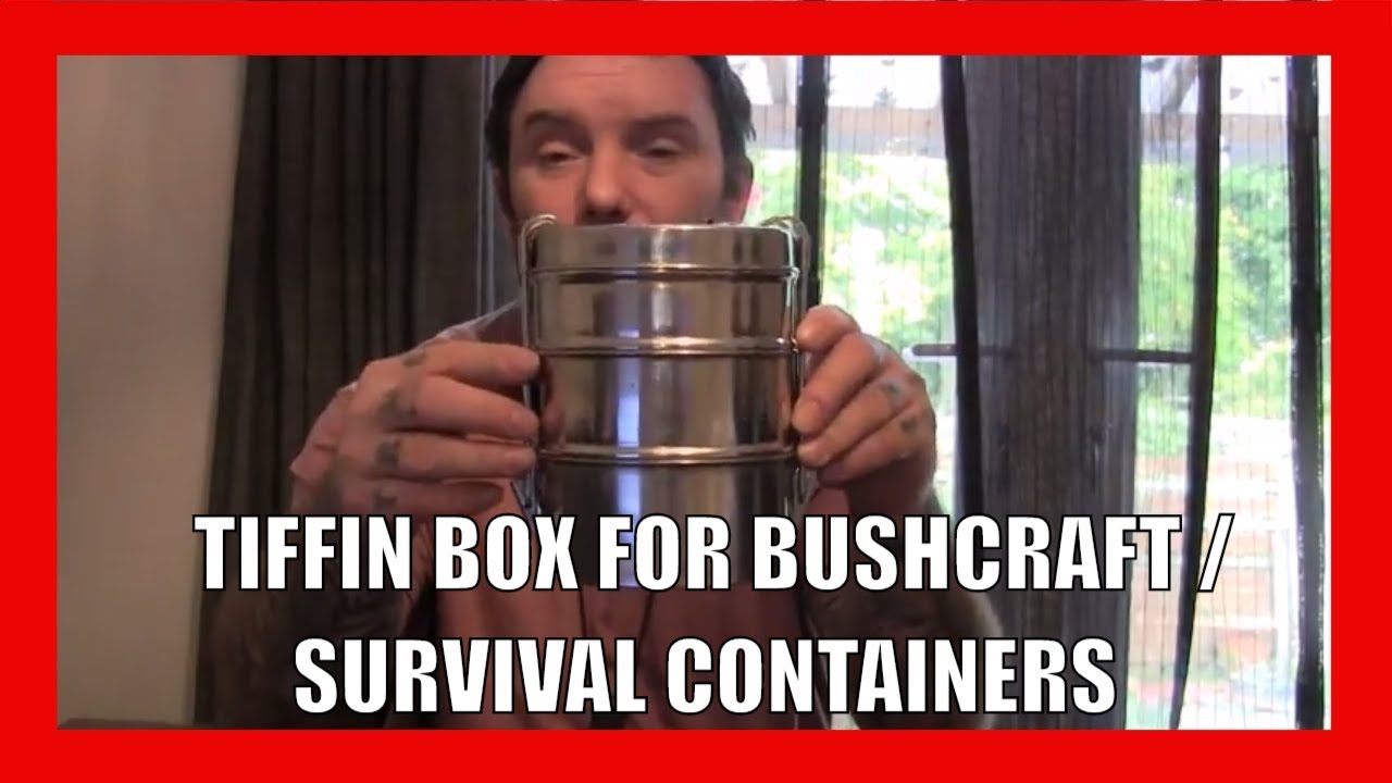 Tiffin Box  (Containers for bushcraft)