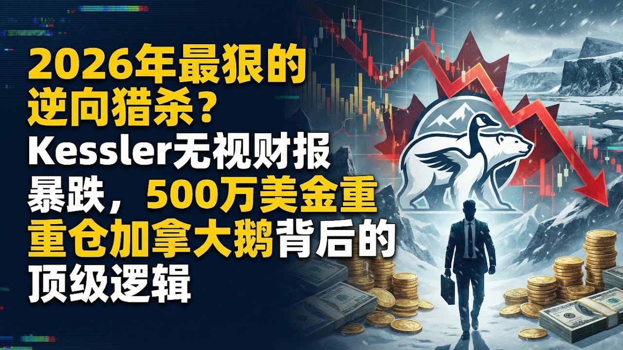 2026年最狠的逆向猎杀？Kessler无视财报暴跌，500万美金重仓加拿大鹅背后的顶级逻辑The Ultimate Contrarian Play of 2026? Decoding Kessler