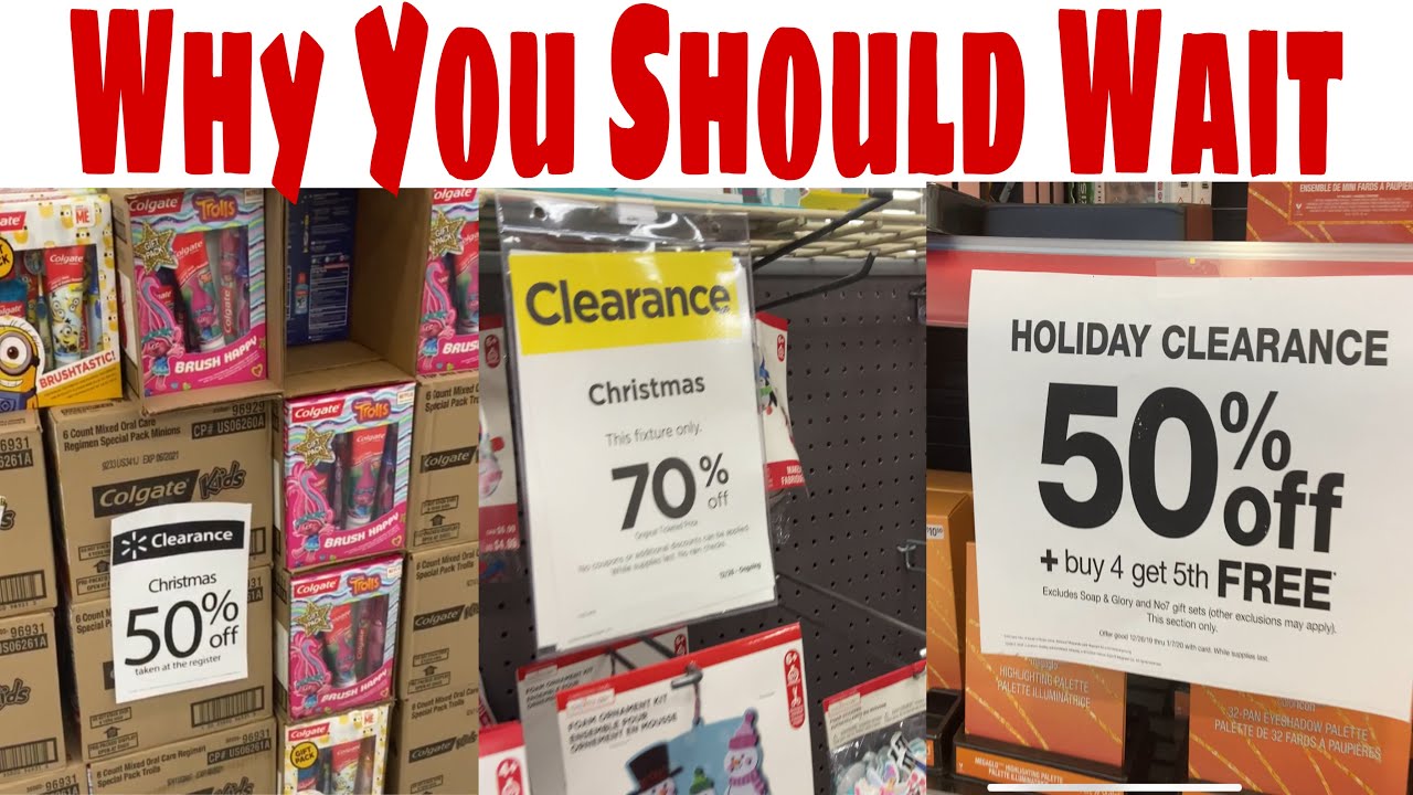 Christmas Clearance | Why You Should Wait
