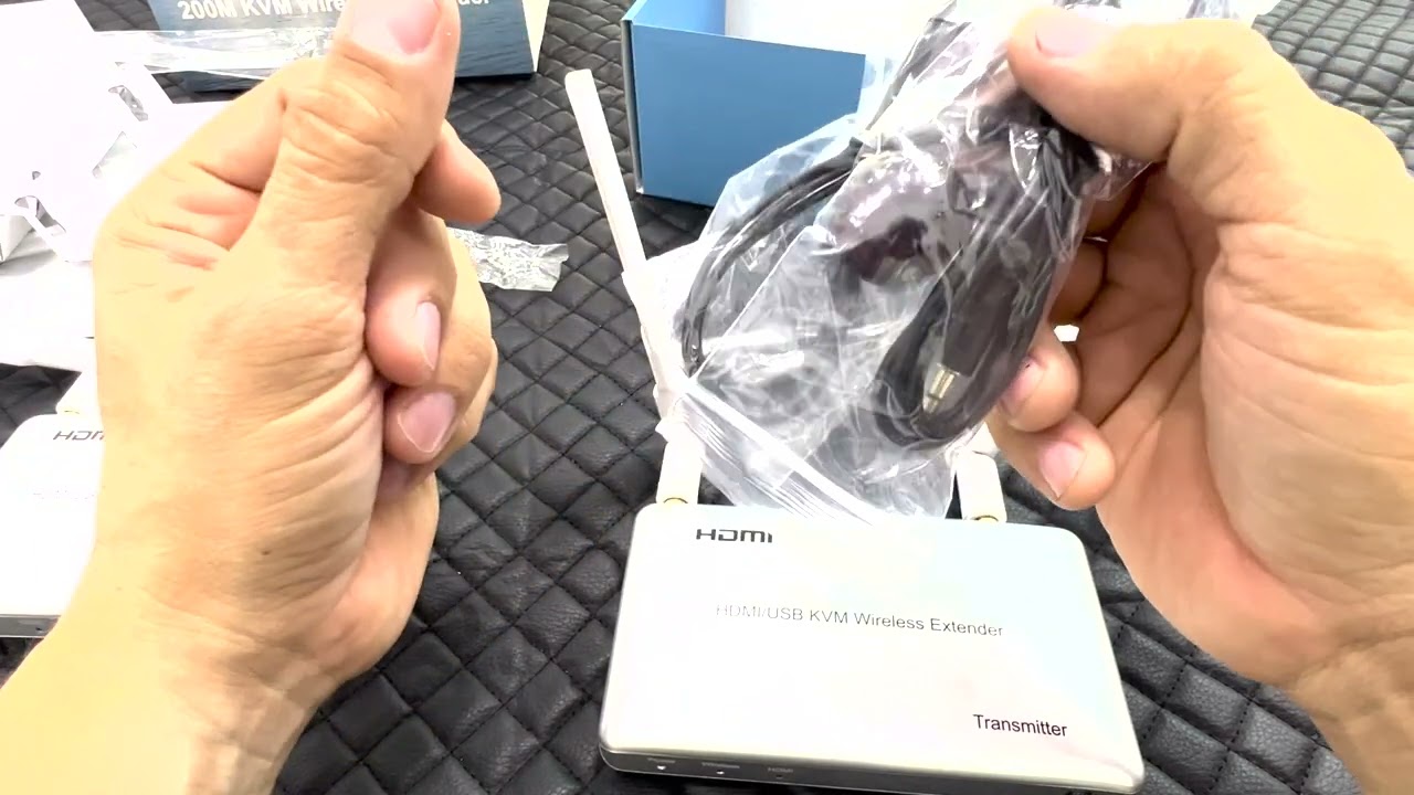 Беспроводной удлинитель HDMI KVM 200m обзор