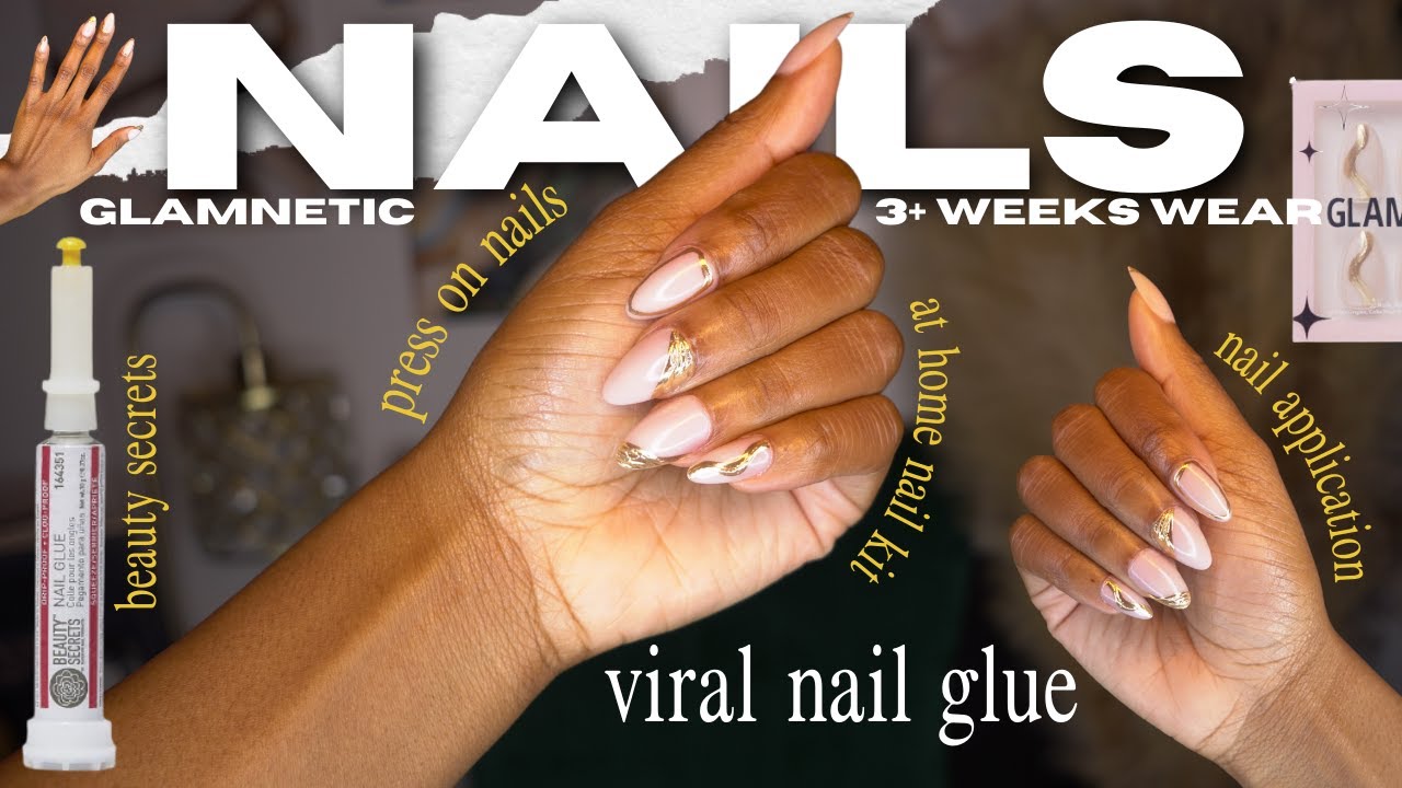Viral Nail Glue | Kiss vs. Beauty Secrets | Applying 