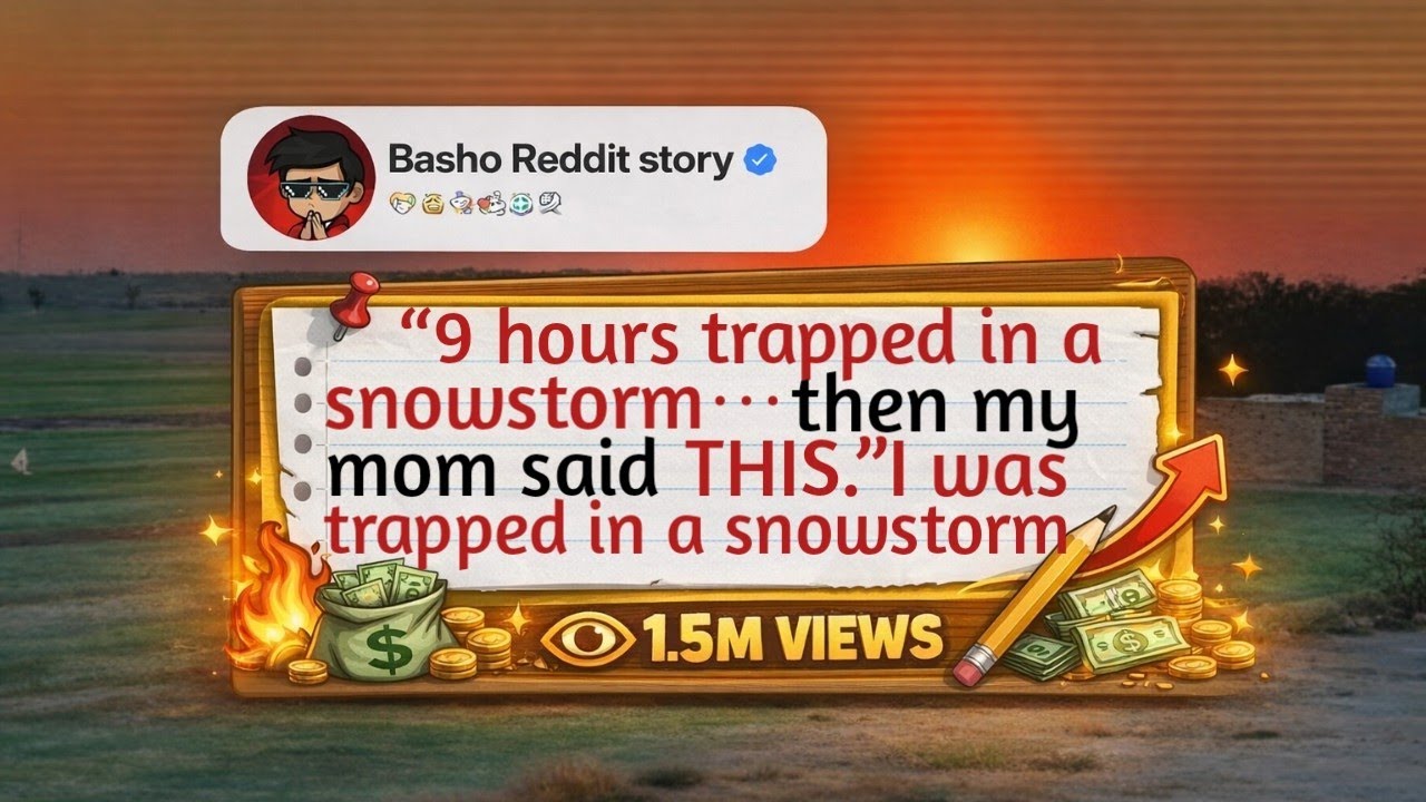 9 hours trapped in a snowstorm… then my mom said THIS.”I was trapped in a snowstorm, stranded....