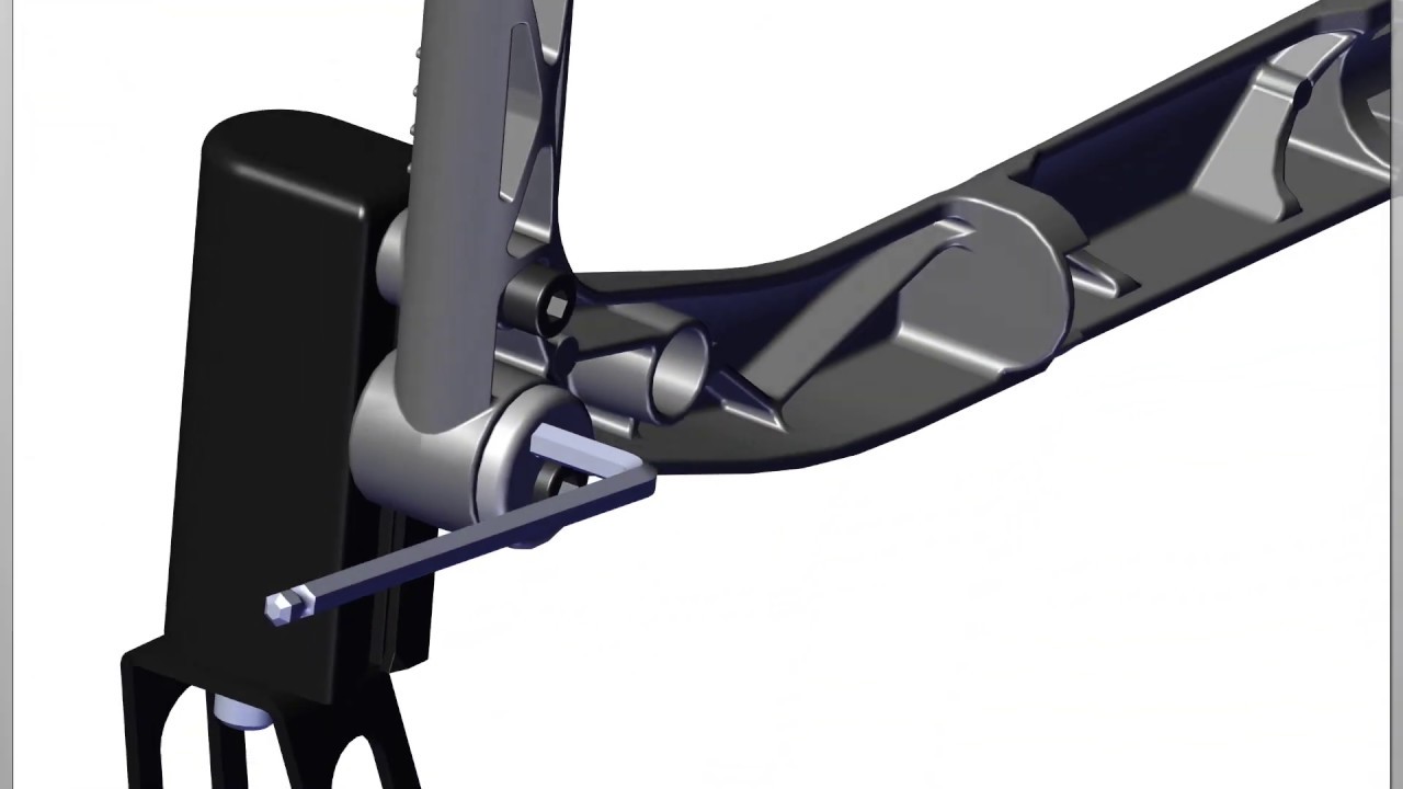 Etac Cross 6 - How to adjust front fork housing
