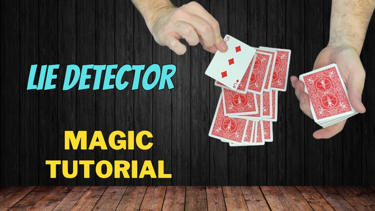 Lie Detector - How to Tell If Someone Is Lying - Magic Card Trick Tutorial
