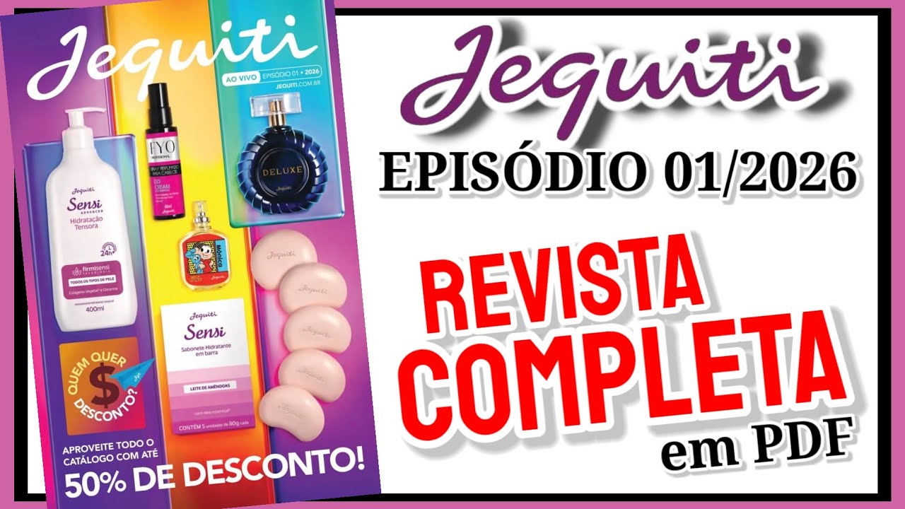 Revista Jequiti | Epis&oacute;dio 01/2026 em PDF 4K Alta qualidade!