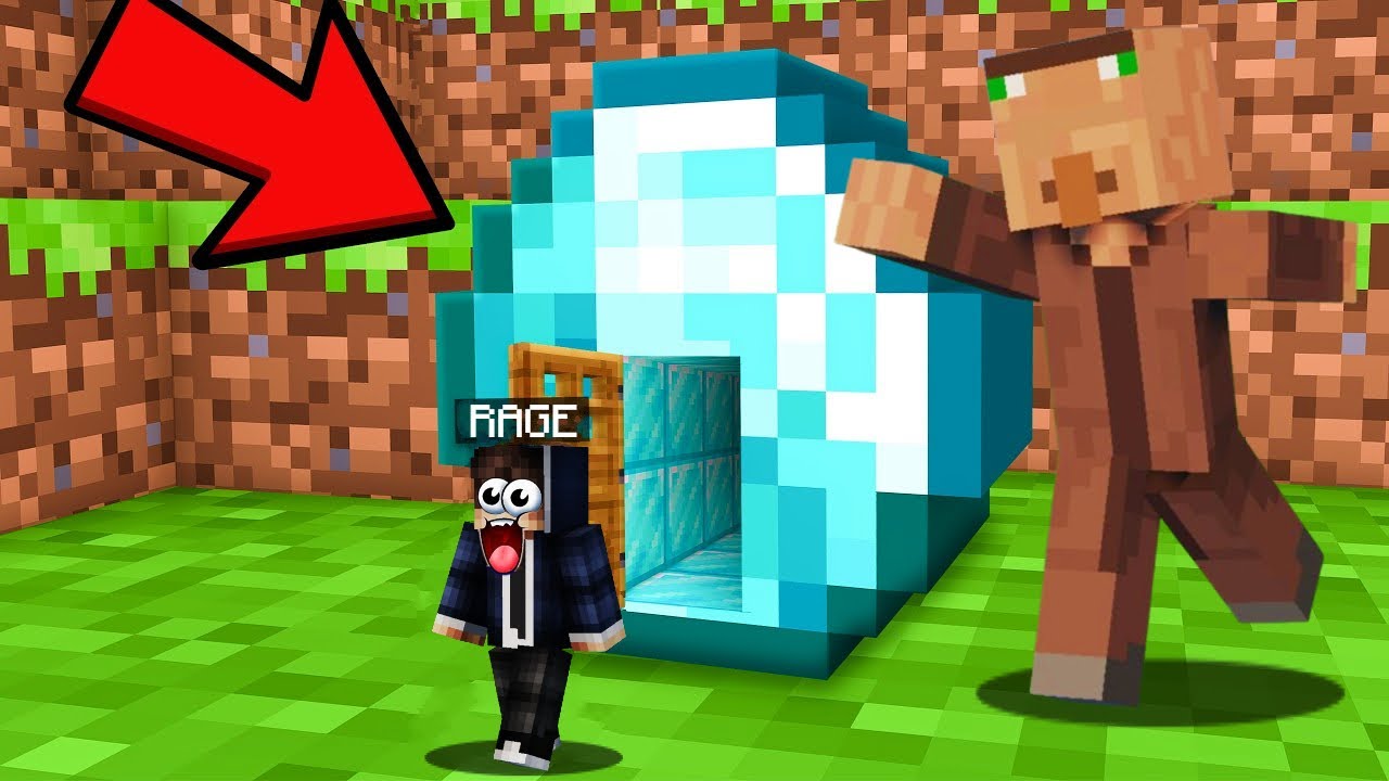 Napravio Sam TAJNU KUĆU UNUTAR DIJAMANTA u Minecraftu!