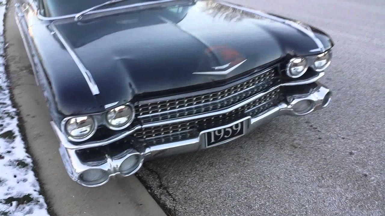 1959 Cadillac Sedan DeVille -- Walkaround and startup
