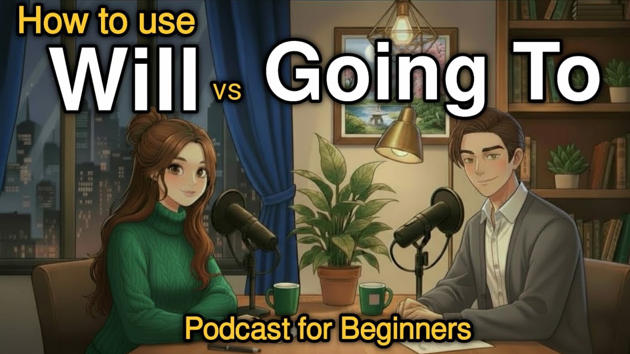 How to Use “Will” vs “Going To” In English | Easy English Conversation | Podcast for Beginners