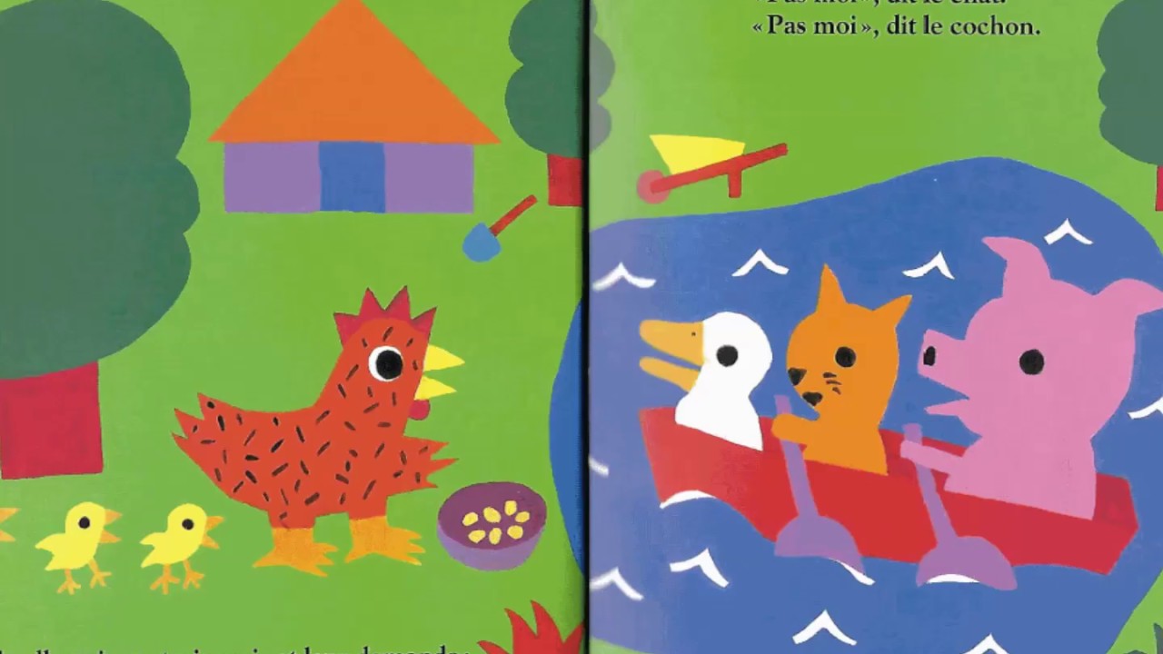la petite poule rousse - lecture - maternelle