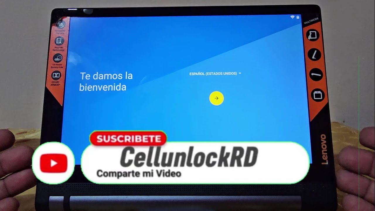 TABLET LENOVO YOGA 3 YT3-X50F 10.1 🌎 ELIMINAR CUENTA GOOGLE REMOVER FRP SIN PC FACIL Y SENCILLO✅️✅️
