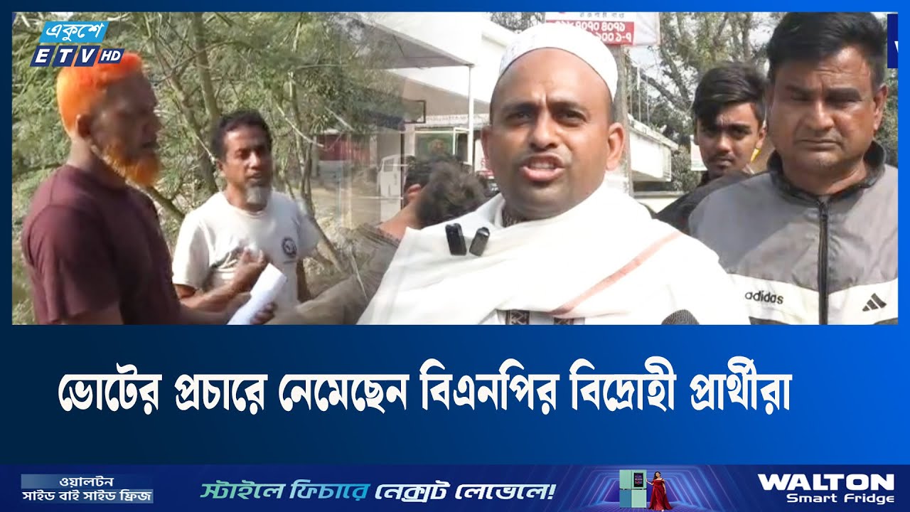ভোটের প্রচারে নেমেছেন বিএনপির বিদ্রোহী প্রার্থীরা |  Election | Ekushey TV