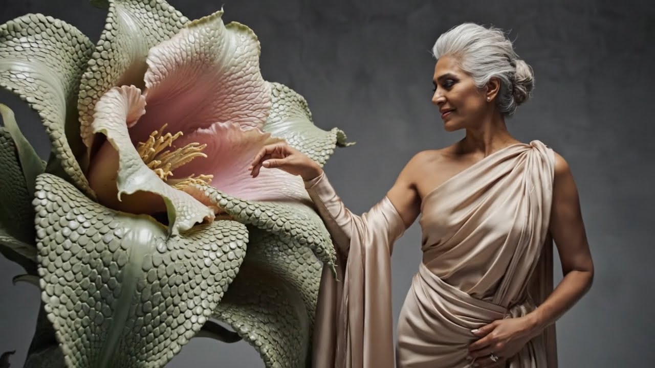 AI Short Video - Silver-Haired Dancer - 4K