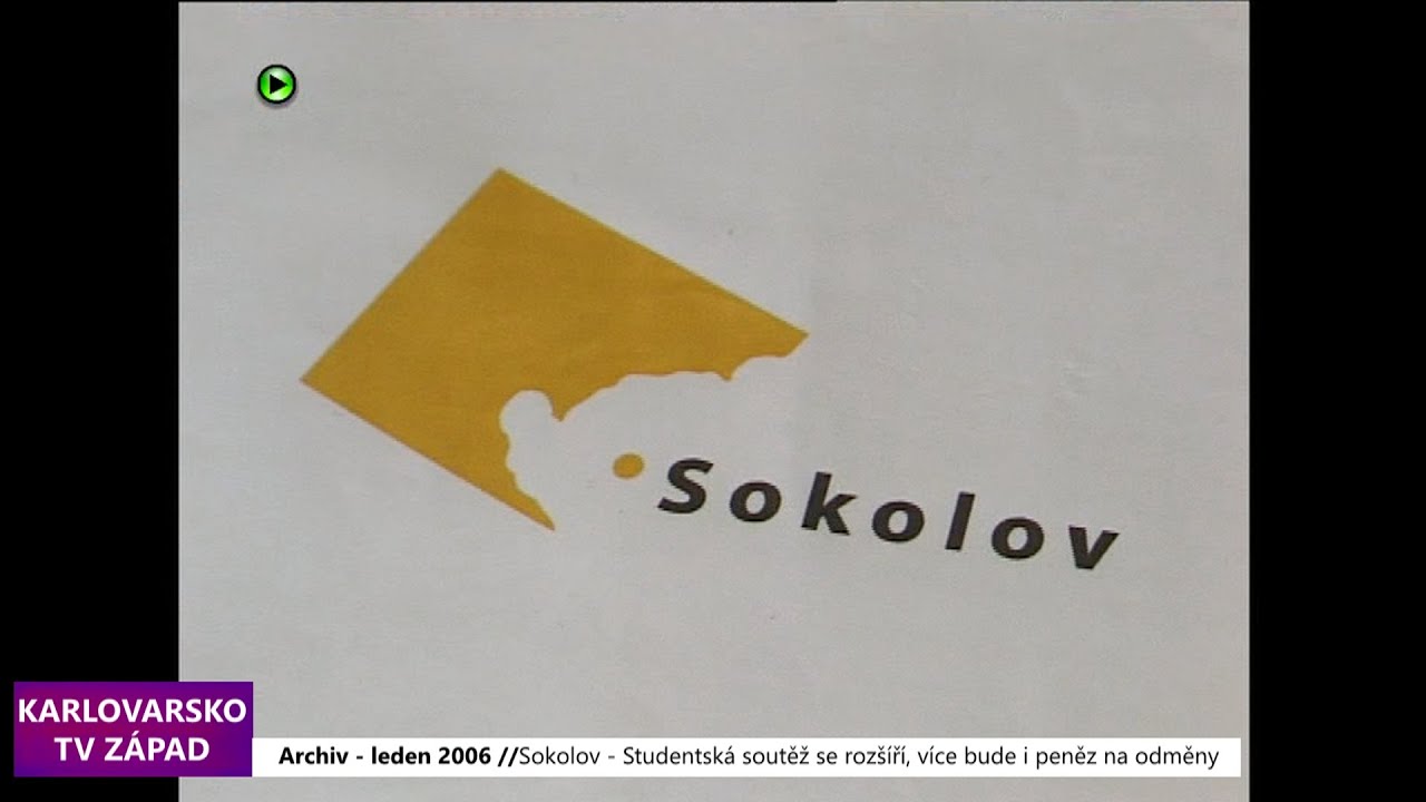 🎓 2006 – Sokolov: Studentská soutěž se rozšíří, více bude i peněz na odměny (TV Západ)
