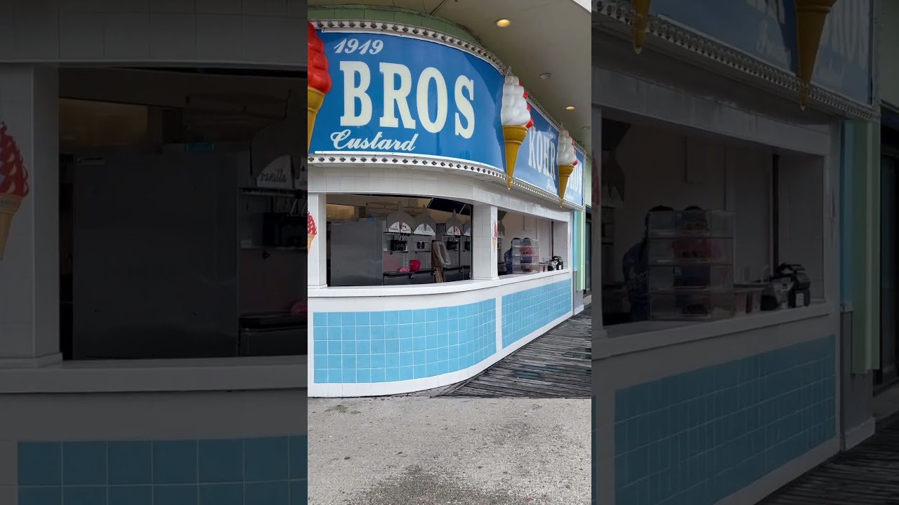 Kohr Bros Ice Cream Wildwood boardwalk! #Wildwood2025 #WildwoodBoardwalk #Wildwood￼