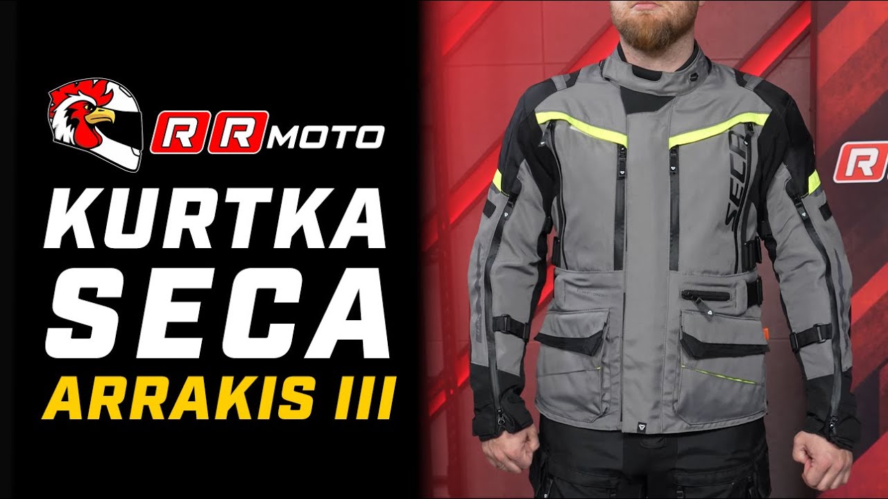 SECA ARRAKIS III - kurtka motocyklowa z zaawansowaną wentylacją i systemami bezpieczeństwa