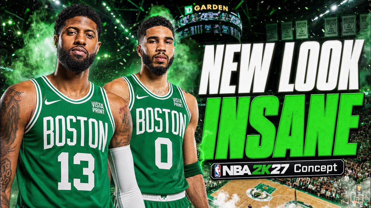🔥ОБНОВЛЕННЫЕ CELTICS ПРОСТО БОМБА! Пол Джордж и Джейсон Тейтум | Концепт NBA2K27