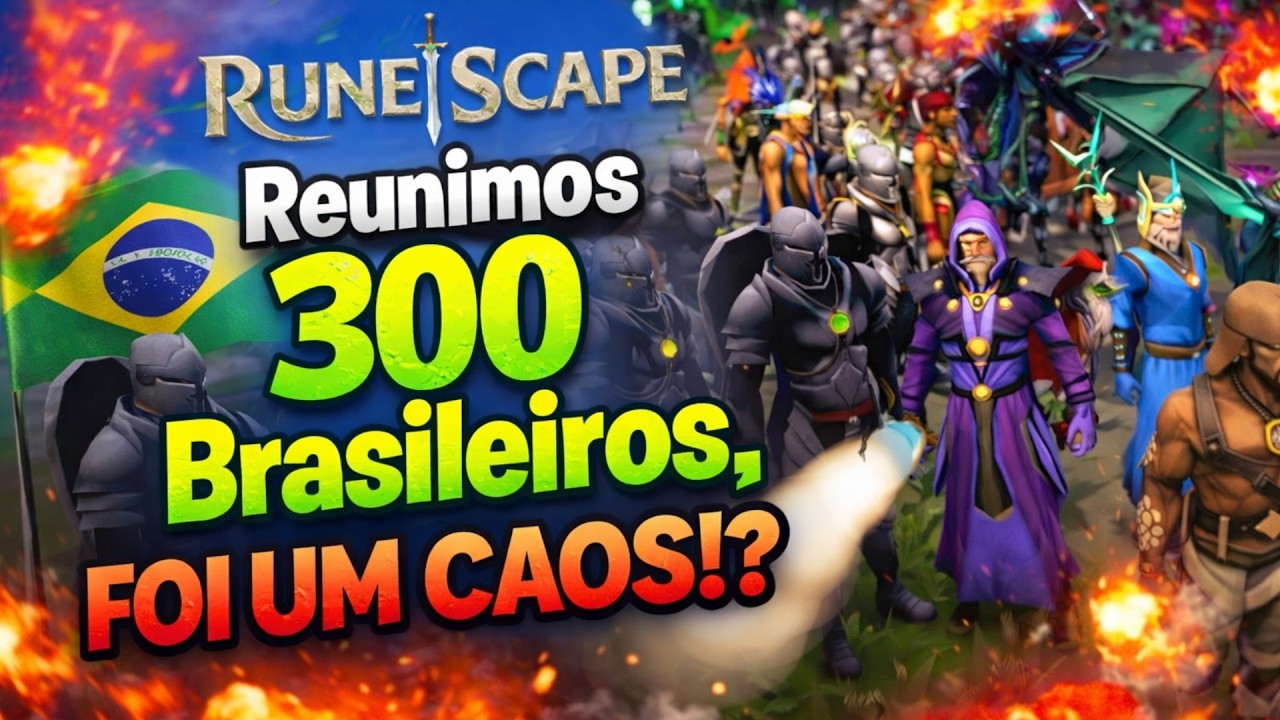 Reunimos 300 Jogadores em um MMORPG antigo — Virou Caos Total?