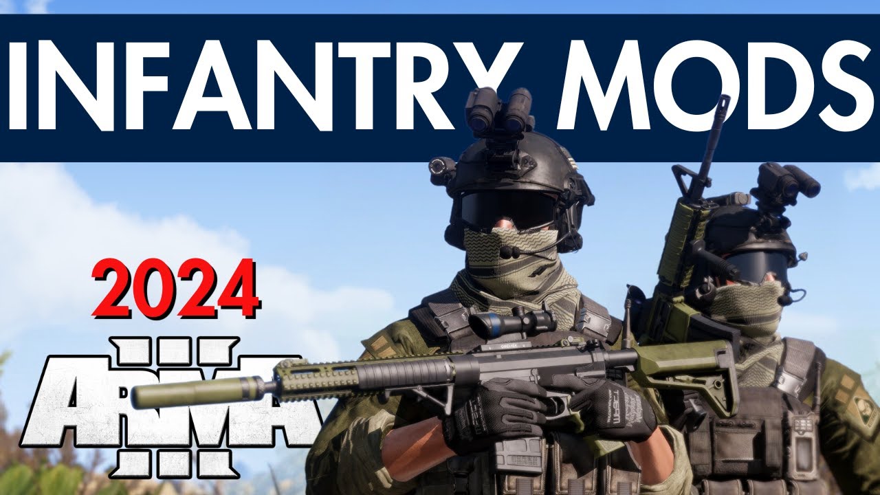 Arma 3 Mods - Top 10 Infantry Mods (2024) [2K]