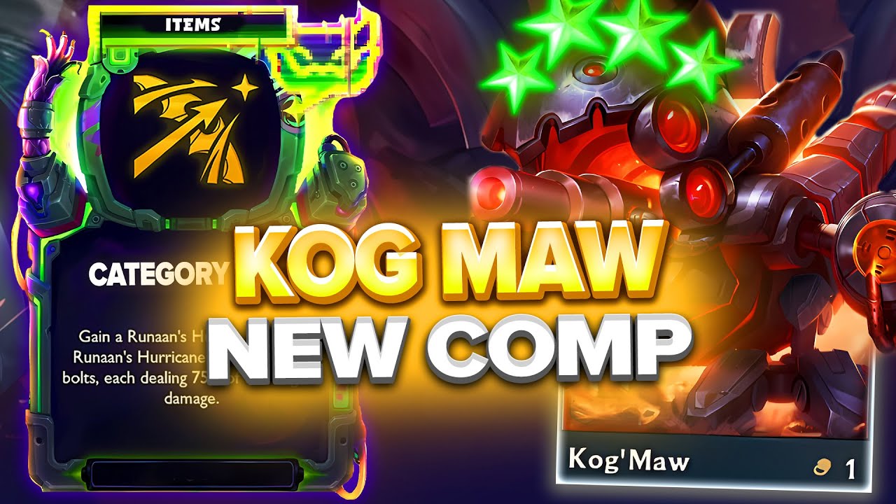 I 4-Starred Kog'Maw & Invented a NEW Comp. It Was INSANE!!! | Teamfight Tactics Set 14