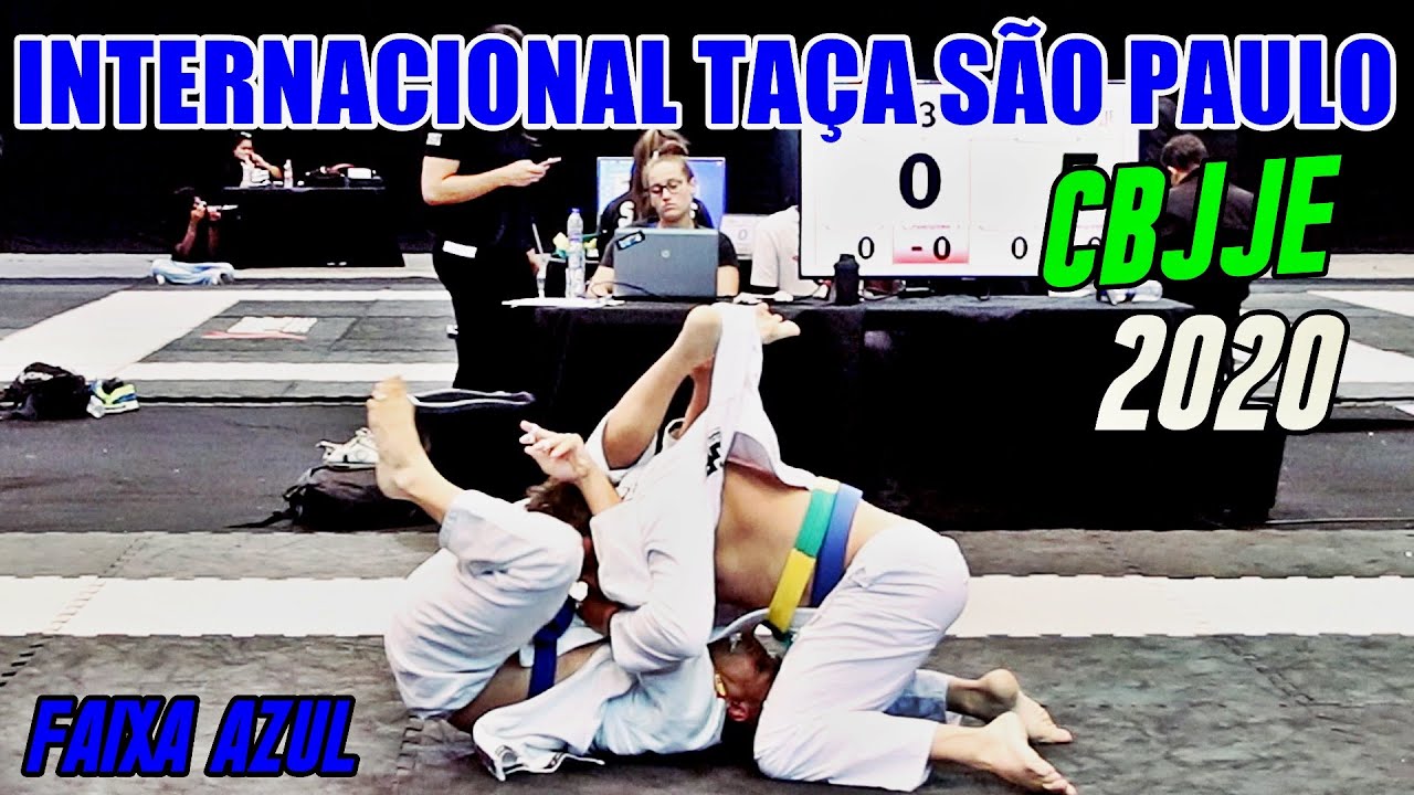 Jiu Jitsu - FAIXA AZUL - MASTER - CAMPEONATO INTERNACIONAL TAÇA SÃO PAULO - CBJJE - 2020