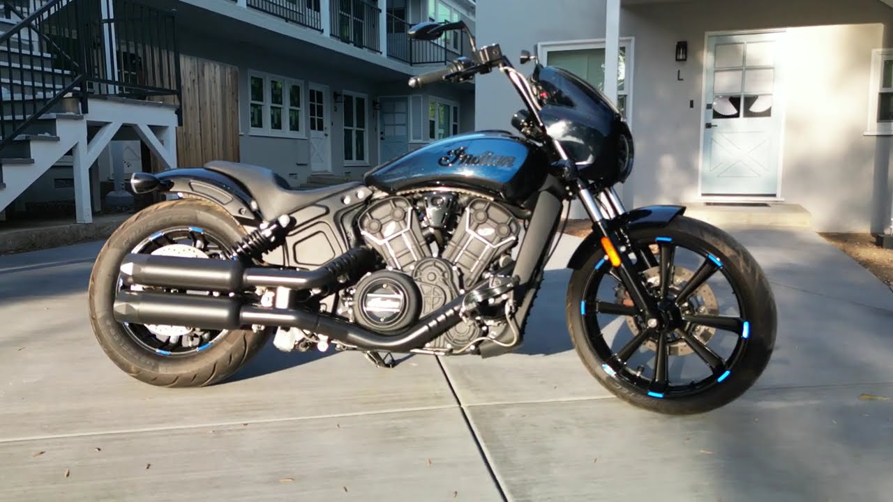 Indian Scout Rogue Motorcycle 2023 with Modifications