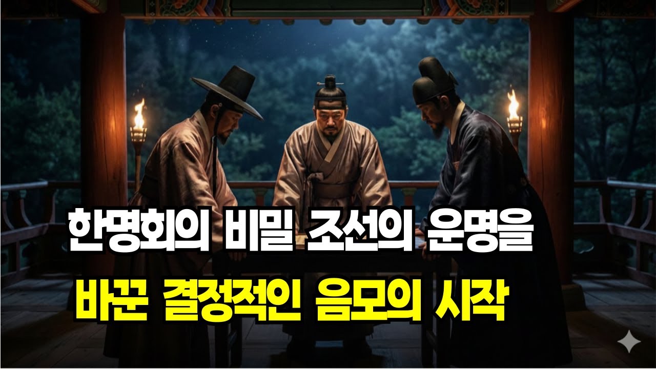 한명회의 비밀 회의: 조선의 운명을 바꾼 결정적인 음모의 시작