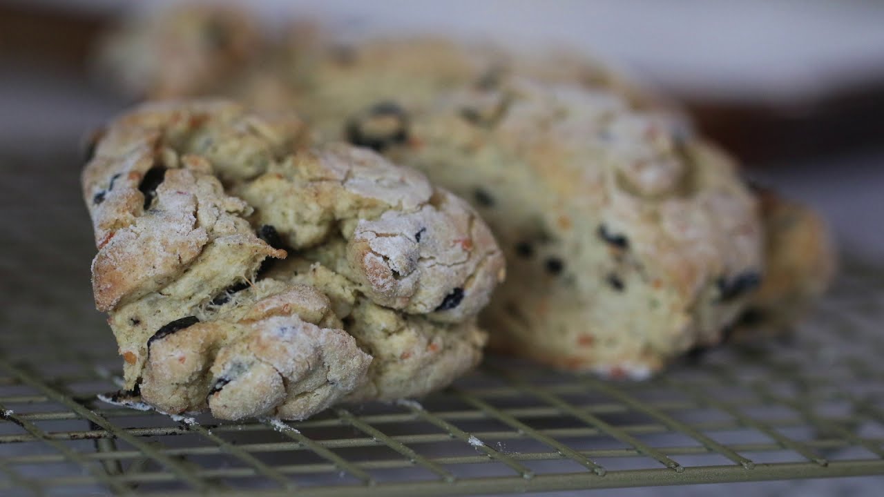 Olive Rosemary Scones