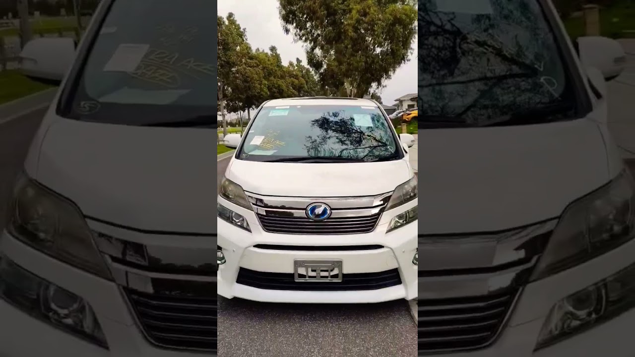 Fresh Import from Japan 😍 Toyota Vellfire #hybrid #ath20 #jdm 🇯🇵#shorts #shortsfeed #van #vanlife