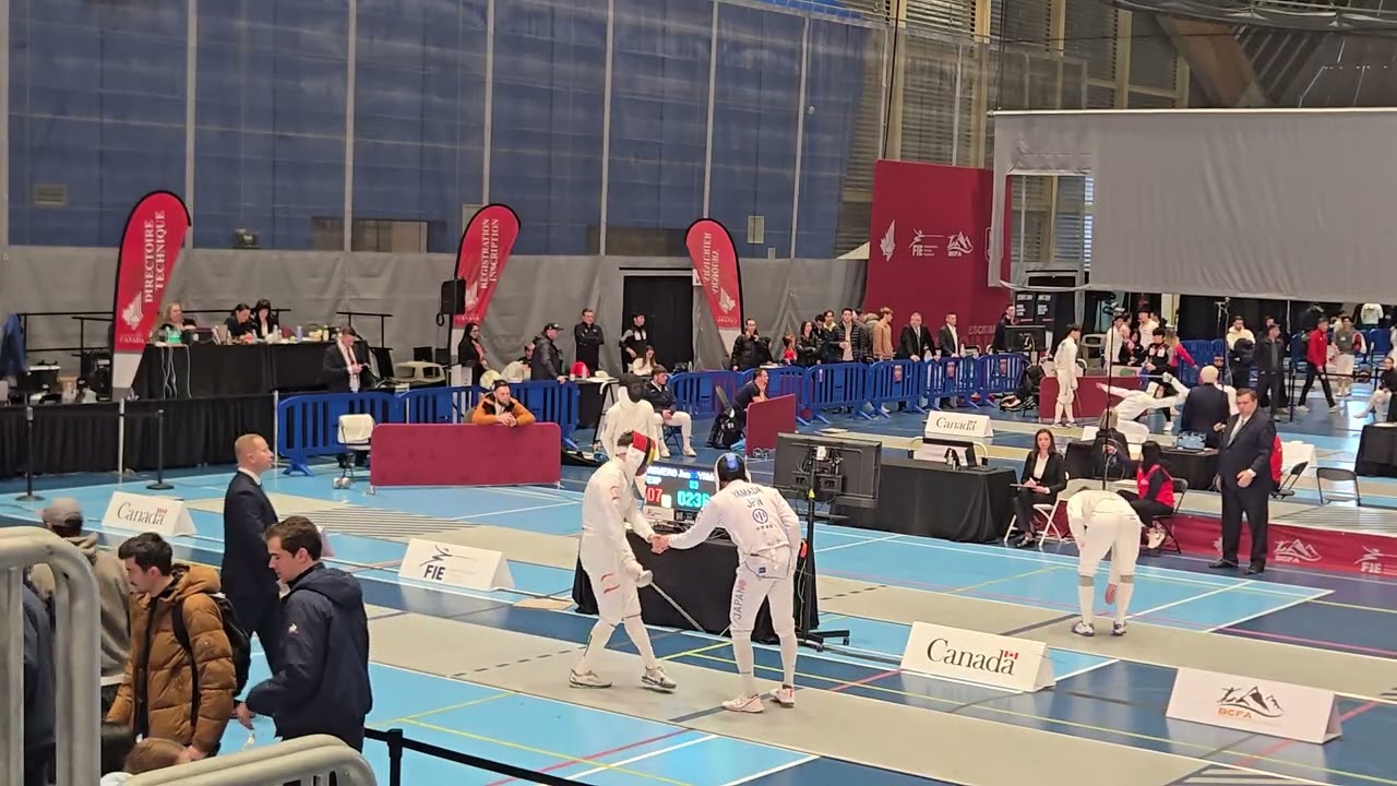 Yamada JPN Vs Romero ESP T64 Vancouver Men's Epee 2025