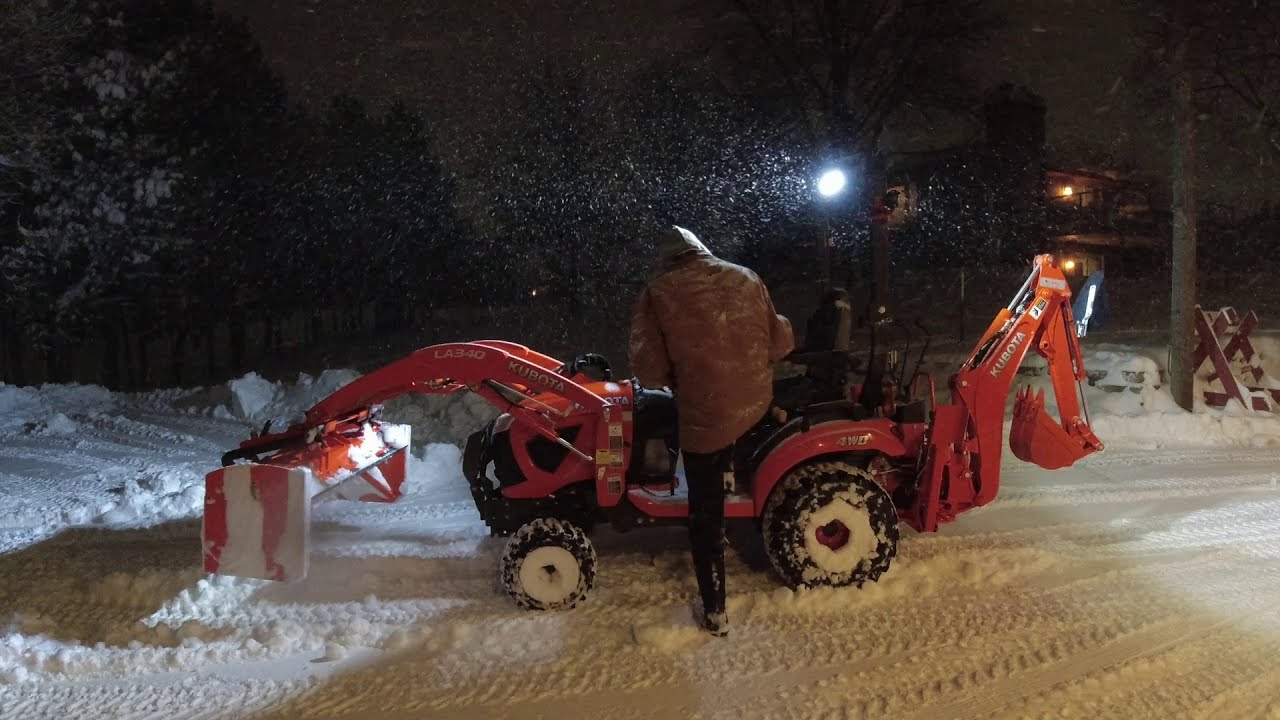 Part 1: Kubota BX23s vs Snowmageddon 2021!!!!  12-14