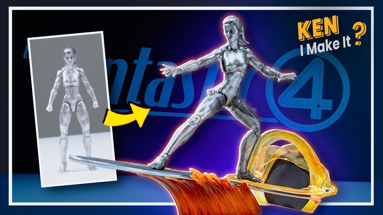 I Turned SILVER SURFER Chrome, But Without Using Chrome Paint