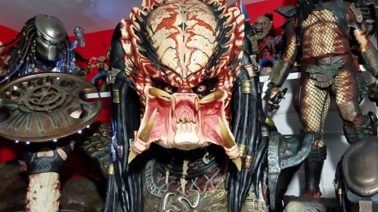 SIDESHOW COOLPROPS PREDATOR 2 LIFE SIZE BUST