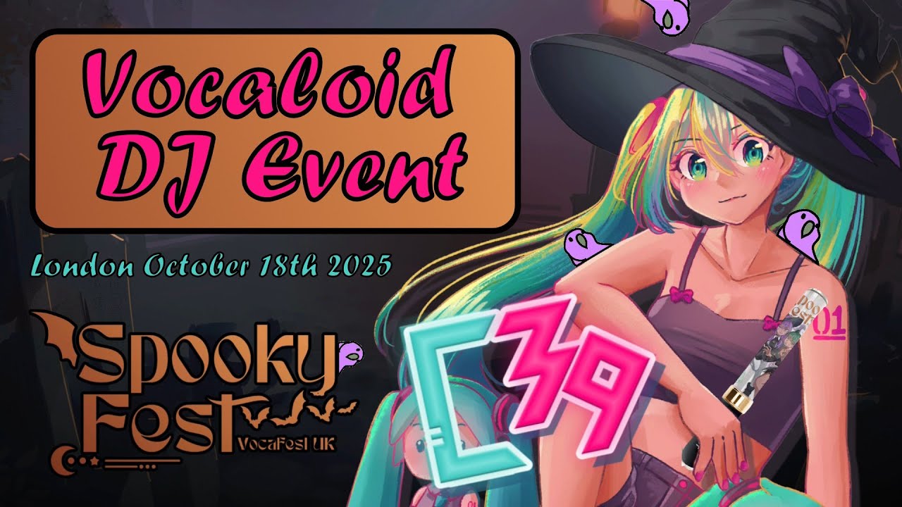 Cheers39 Spookyfest 2025 - Vocaloid DJ event