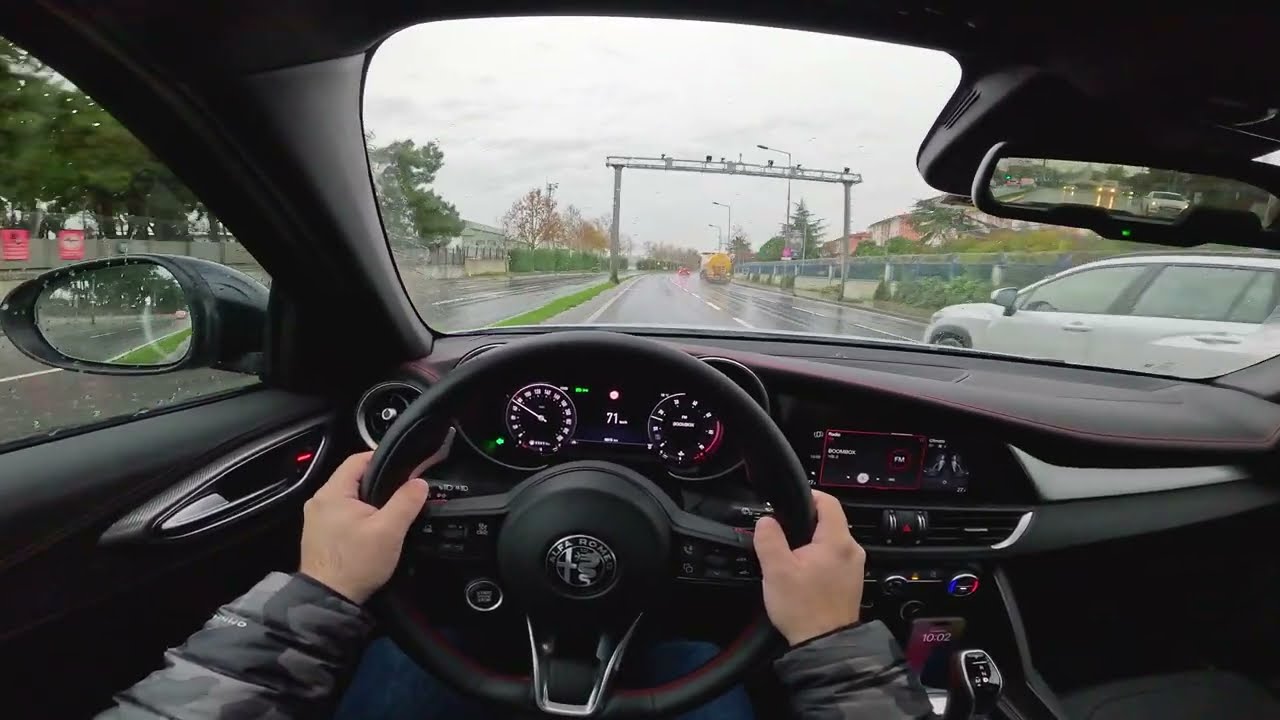 2024 Alfa Romeo Giulia Competizione 2.0 280 HP AWD POV Test Drive