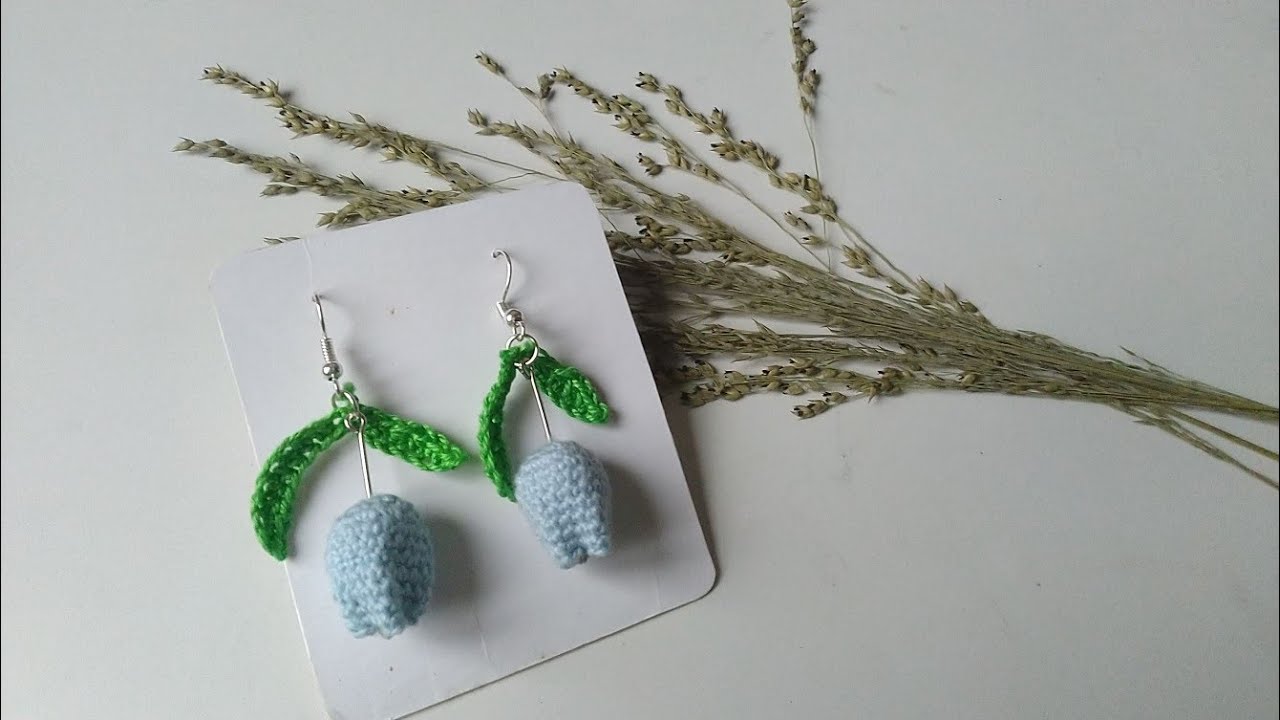 Tutorial Crochet earrings/Crochet for absolute beginners/ Learn crochet with me in Tamil/earrings