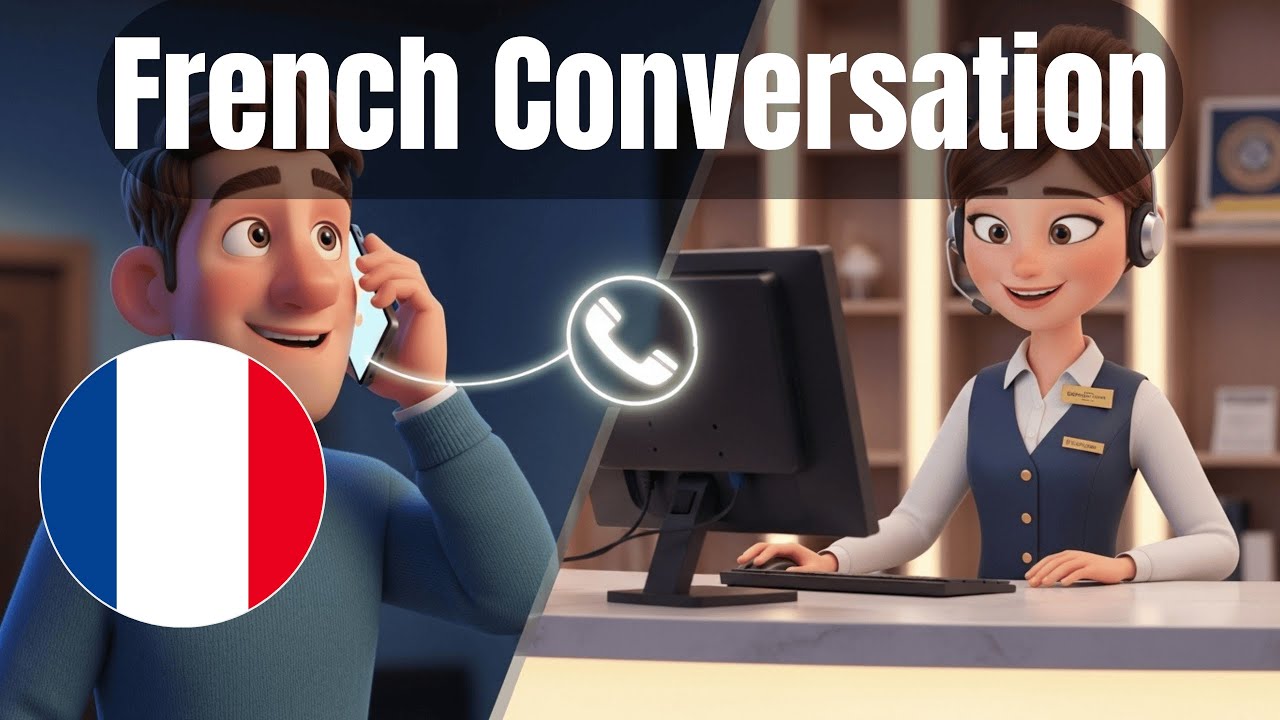 Learn French: How to Book a Hotel by Phone (Real Dialogue)
