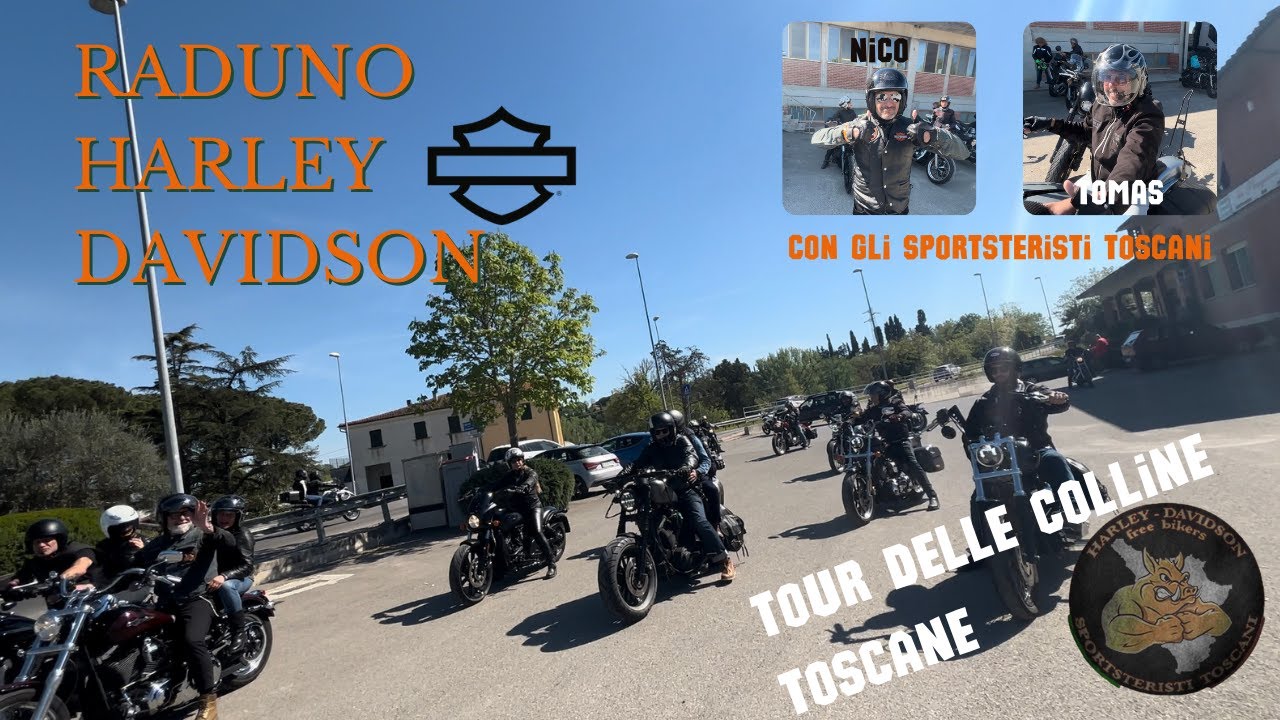 Motogiro in HARLEY DAVIDSON | verso Massa Marittima con gli SPORTSTERISTI TOSCANI