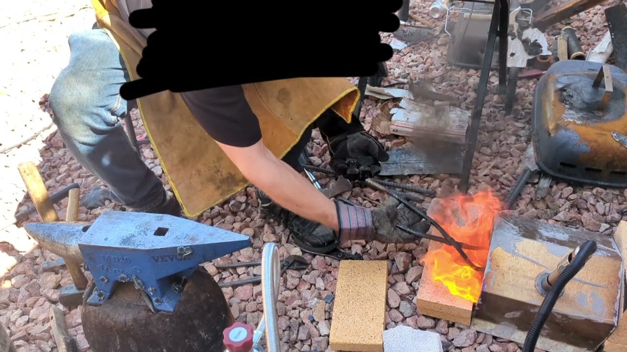 Ancestors' Forge: Forging a Rebar Crowbar / Prybar