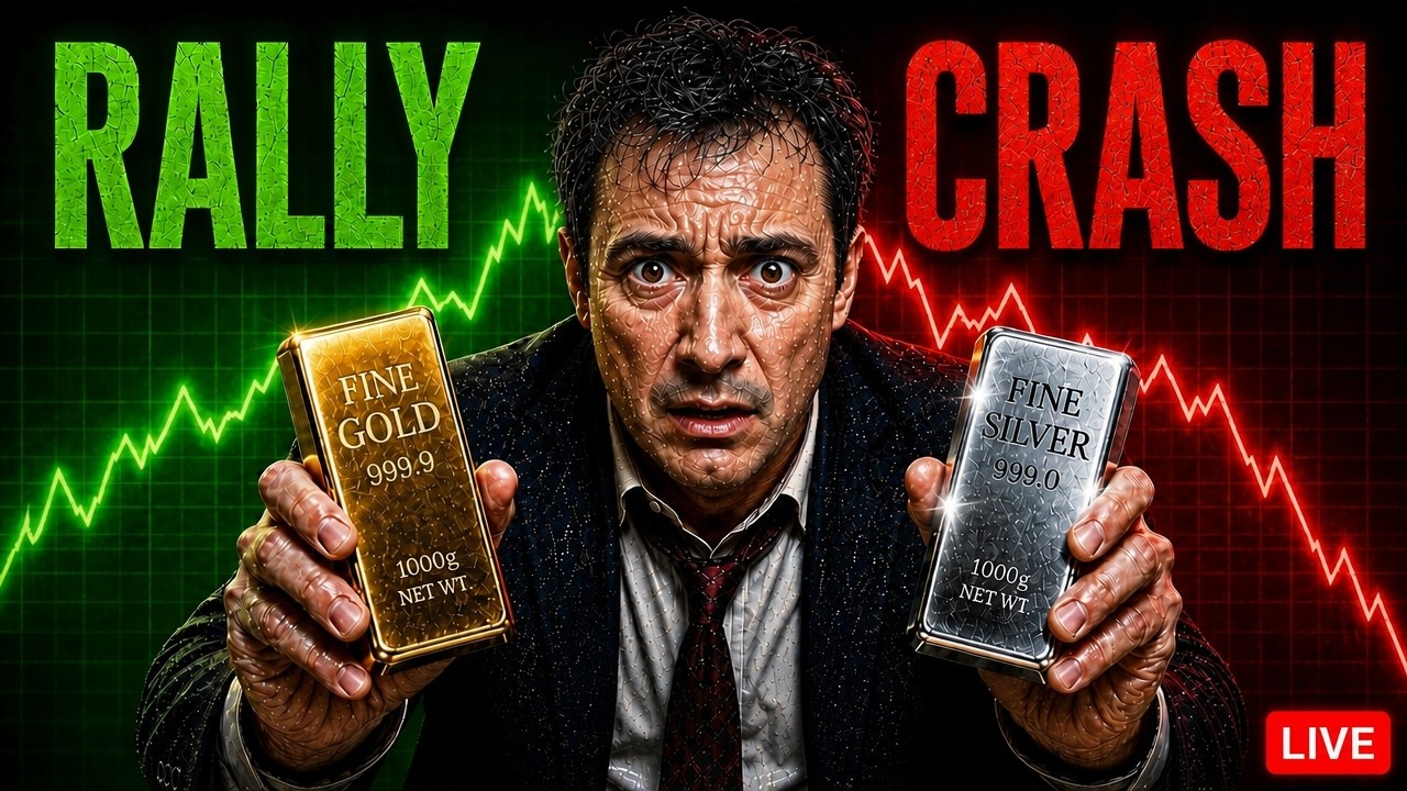 PREPARE FOR CHAOS! Silver & Gold Market Open &ndash; News & Analysis! LIVE! 📉🚨