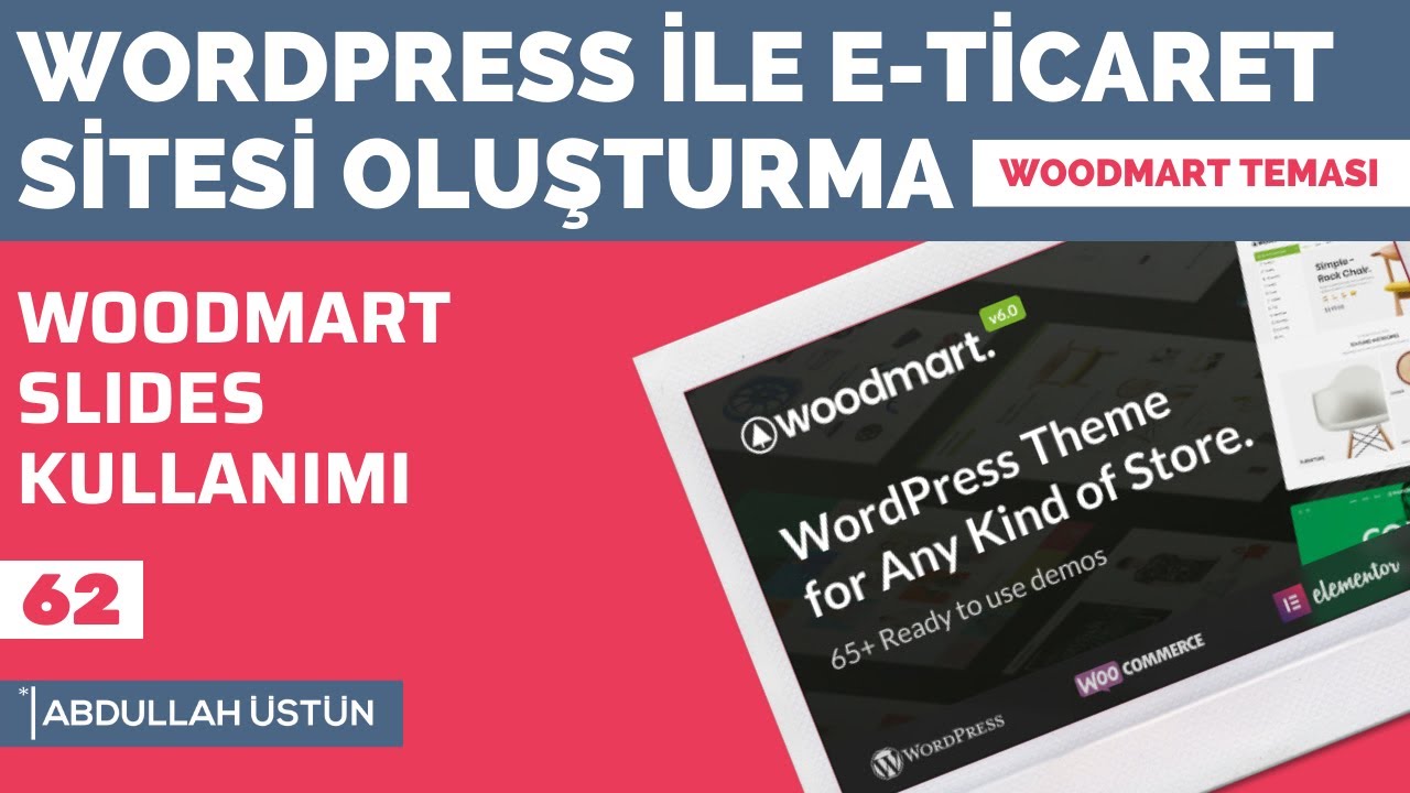 Woodmart Slides Kullanımı ve Düzenleme - Woodmart Teması