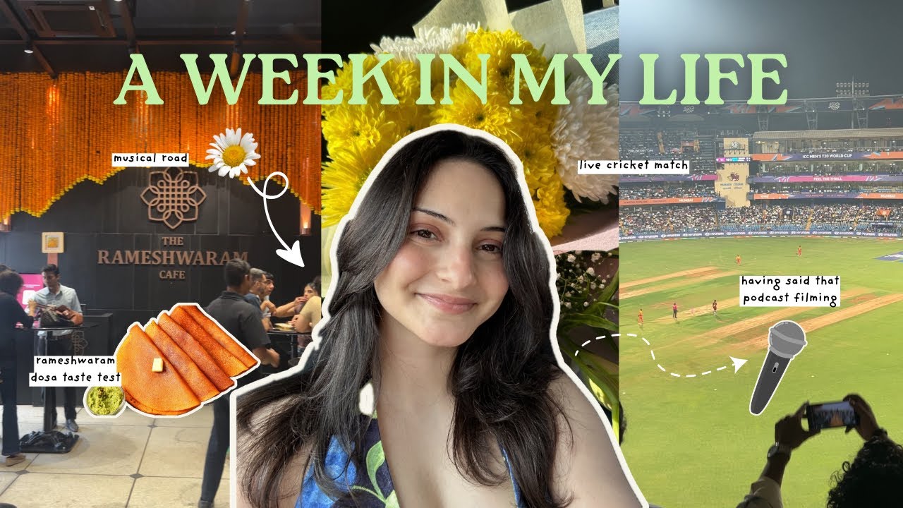 Week In My Life! Cricket Match, Rameshwaram, Musical Road and Lots More! 