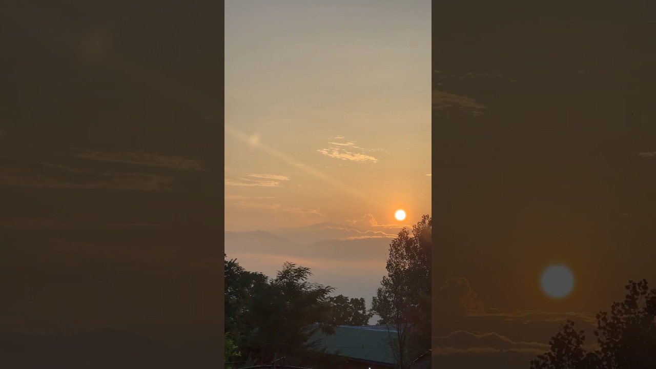 Sunrise in Ausia #ausia #murree #sunrise #pakistan #nature #naturephotography