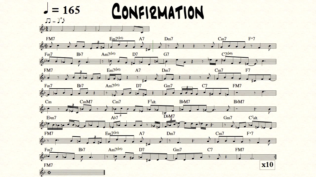 Confirmation Melody With Metronome  BPM 165