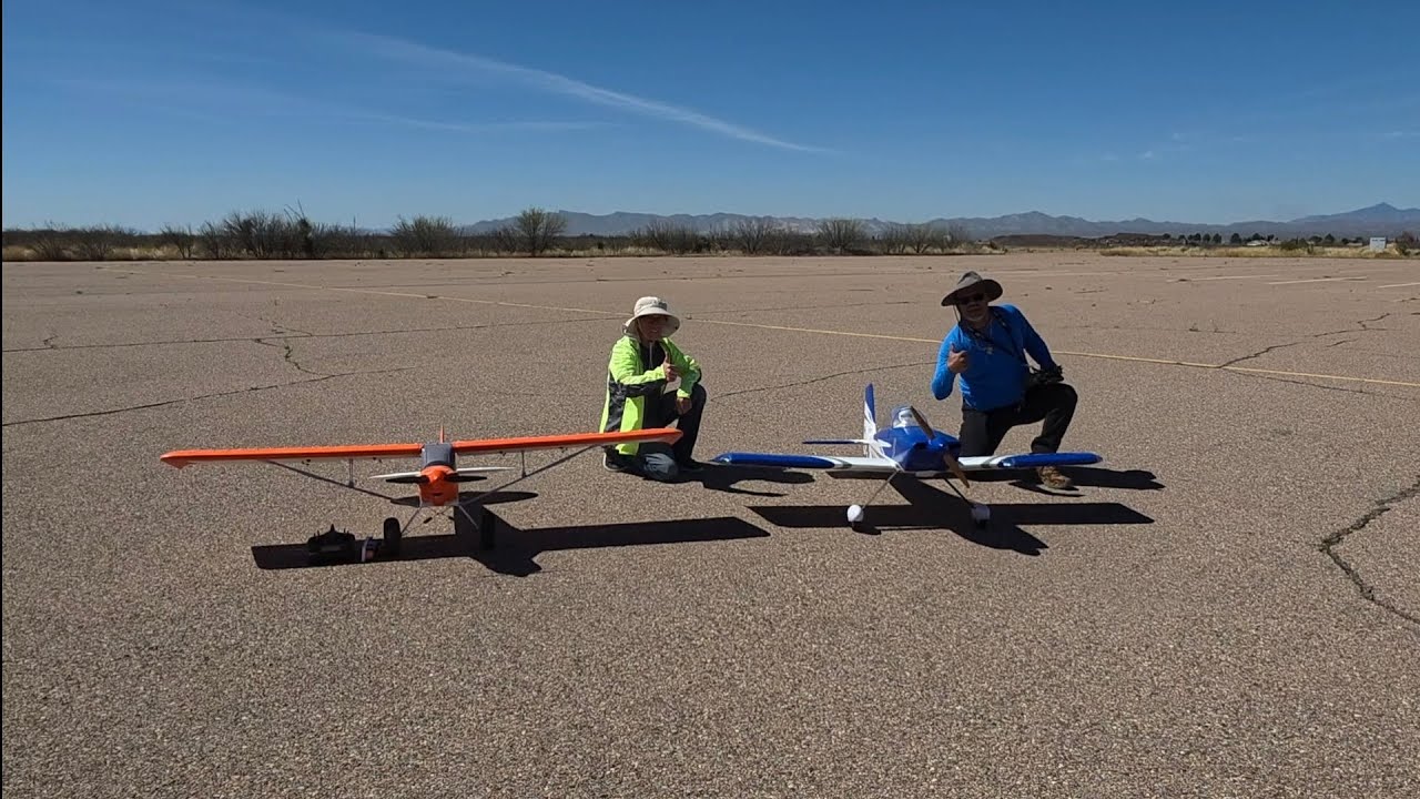 Flex Innovations RV-8 60E and E-flite Carbon-Z Cub Slow Flying 