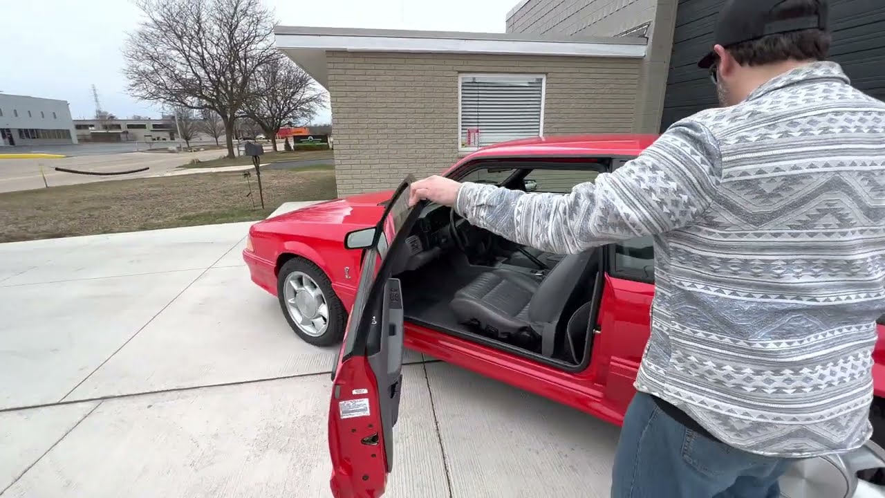 1993 Ford Mustang SVT Cobra, 13k-Miles, Walk Around and Driving POV