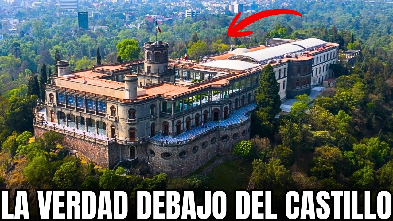 LA VERDADERA HISTORIA DEL CASTILLO DE CHAPULTEPEC, todo los que se esconde bajo el castillo…