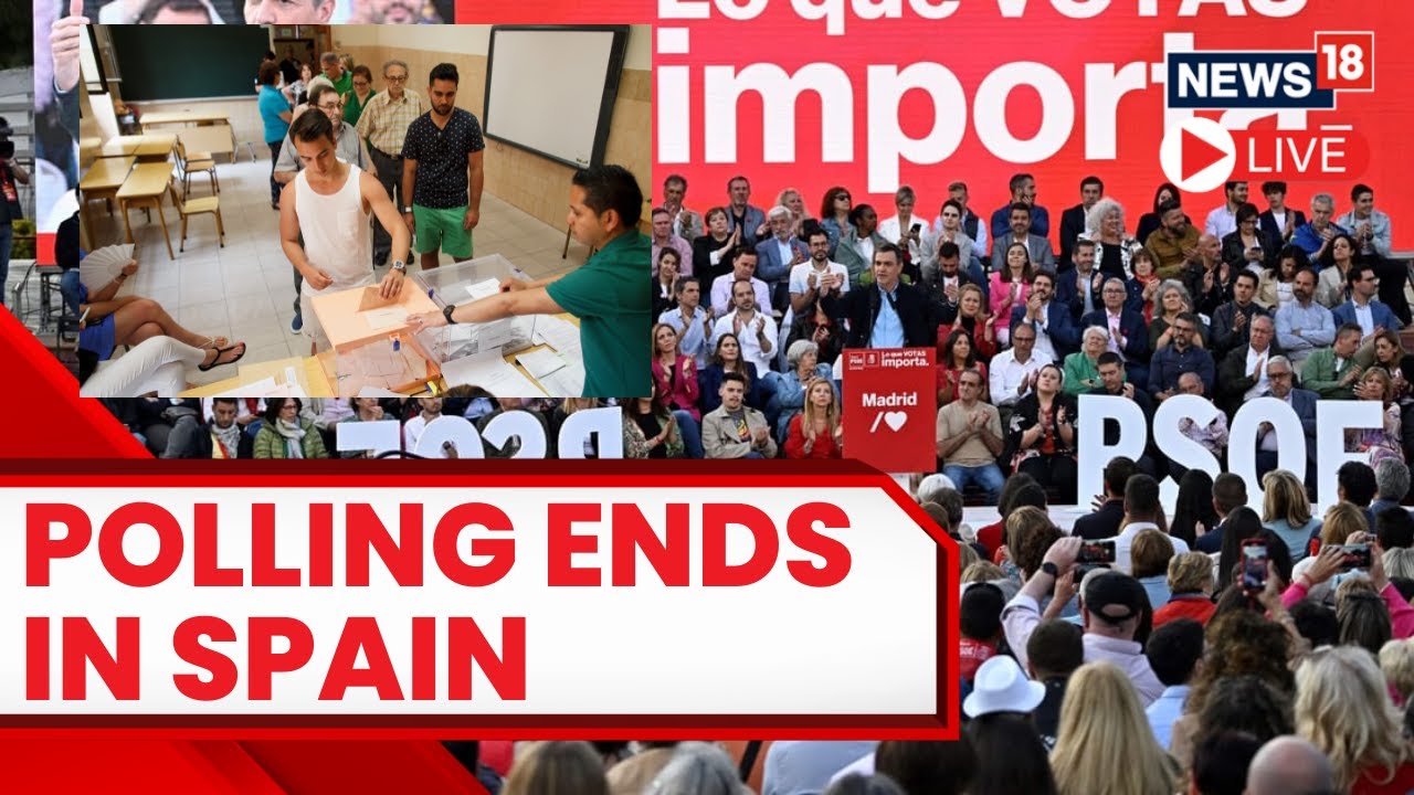 Spain Election 2023 Live News | Polling In Spain General Elections Ends | Spain | News18 Live