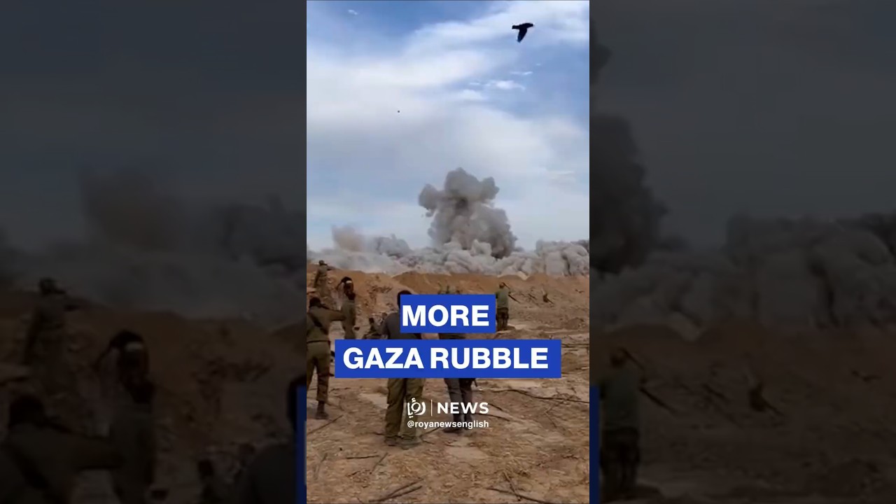 🇮🇱 🇵🇸 &lsquo;Israeli&rsquo; forces wiping out buildings inside Gaza&rsquo;s &ldquo;Yellow Line&rdquo;