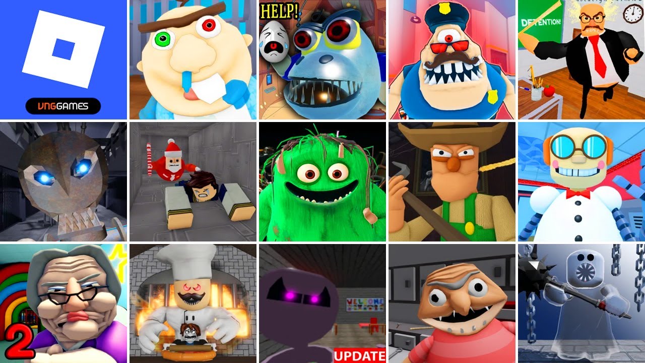 Roblox, Escape Baby Bobby Daycare, MR. EGG's HIDEOUT, MR. STINKY'S PRISON, CRANKY'S SCHOOL OBBY